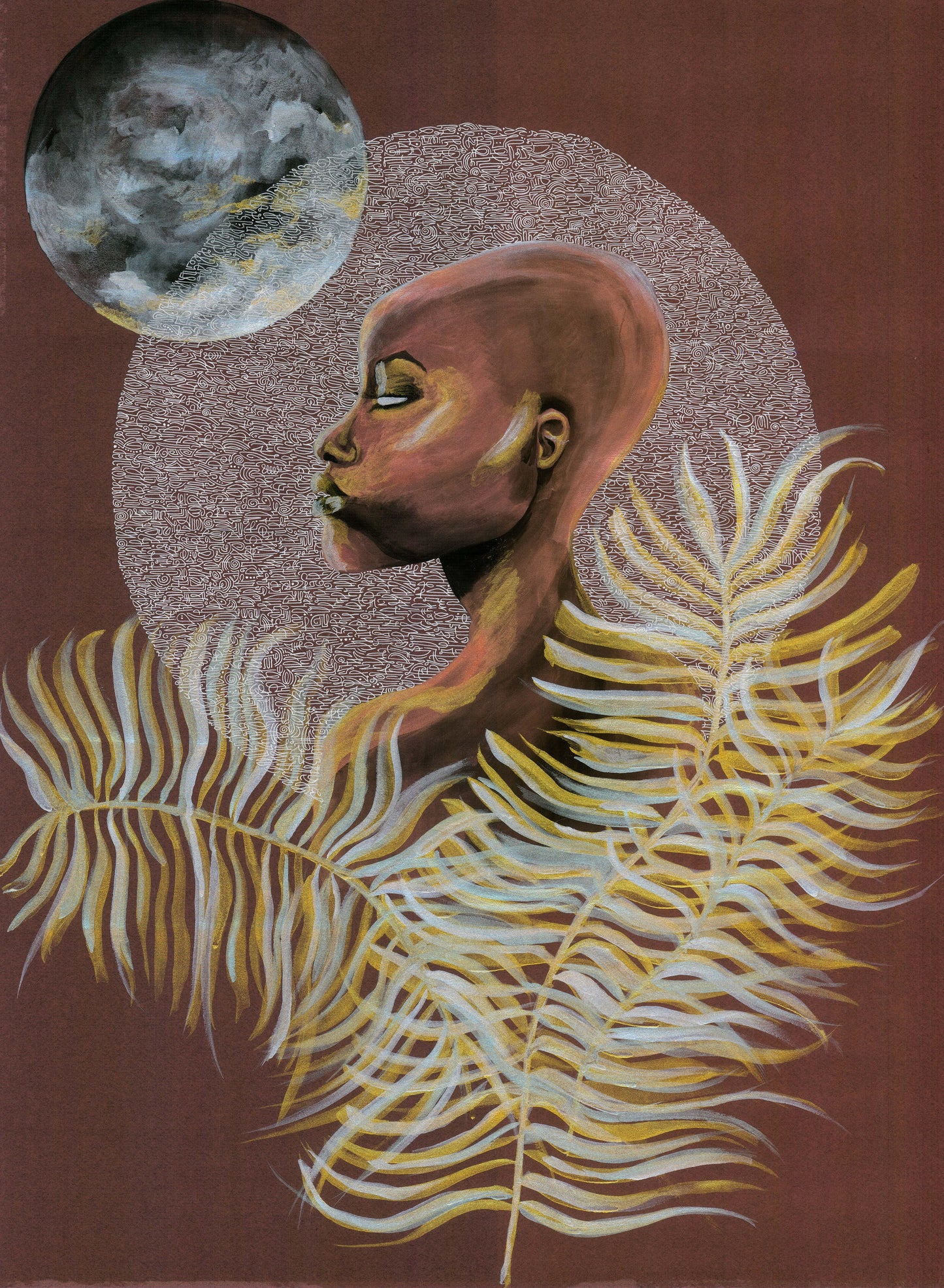 African woman - Print 30 x 40 cm